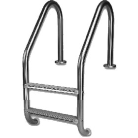 Resim Watershut 2 Basamak STANDART Model Paslanmaz Çelik Havuz Merdiven 