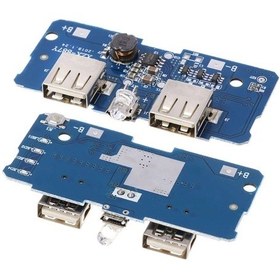 Resim Weko Wk-24030 Lityum Batarya Mikro Usb İki Port 5 Volt2 Amper Powerbank Şarj Modülü Devresi 