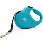 Resim Doggie Otomatik Uzatma Tasması Master Açık Mavi L-50 Kg 5 Mt Mavi 