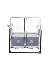 Resim Özbay Btrend Elif Modern Sepet Beşik Portatif Bebek Beşiği Hamak 45 x 80 CM 