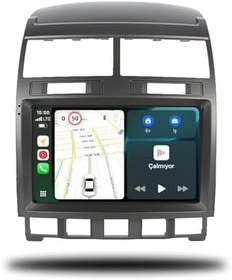Resim MarTechno Android Multimedya 6GB RAM 128GB Hafıza Volkswagen Touareg 2003-2010 ile uyumlu 
