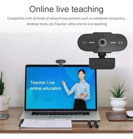 Resim Storemax Webcam 1080P USB Kablolu Tak Çalıştır Konferans Kamera Dahili Mikrofon Chat Görüntülü Sohbet Yayın Kamerası Hd Video Web Kamerası A6 Web Cam (A6) 