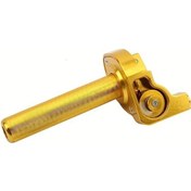 Resim Xuweiwei Universal Motorcycle 22mm 7/8" Golden Siyah Hızlı Gaz Kumanda Kolu Dirt Bike Tutacakları 