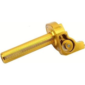 Resim Xuweiwei Universal Motorcycle 22mm 7/8" Golden Siyah Hızlı Gaz Kumanda Kolu Dirt Bike Tutacakları 