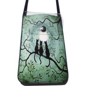 Resim Cemmys Kadın Çapraz Desenli Omuz Askılı Telefon Çantası Kılıfı 