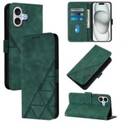 Resim İpohone Uyumlu 17 İçin Kılıf Kartlık Cüzdan Kapak Pu Deri Flip Folio Kitap Koruyucu 