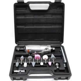 Resim UmoTech Profesyonel 15 Parça Havalı Kalıpçı Taşlama Seti - Dayanıklı ve Ergonomik 