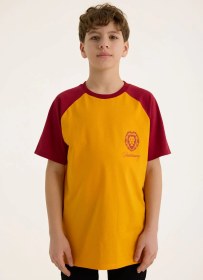 Resim Gs Store House Of Clubs -galatasaray Match Day Büyük Çocuk T-shirt Sarı - Kırmızı 