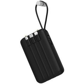 Resim Enerx Enr - tp10dc 10.000 Mah 2.0a Dahili Kablolu Led Aydınlatmalı Powerbank 