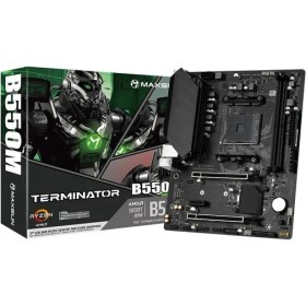 Resim Maxsun Terminator B550M Am5 Ddr4 3800 Mhz M.2 HDMI Matx Amd Anakart 