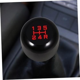 Resim Anneome Manuel Şanzıman Için Vites Topuzu Alüminyum Alaşımlı Vites Topuzu 5 Vites Konforlu Kavrama Şık 