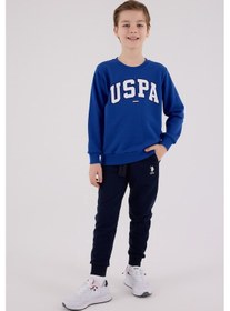 Resim U.S. Polo Assn. Lisanslı Erkek Çocuk Alt Üst 2 Parça Eşofman Takımı Us2227 Parlament 