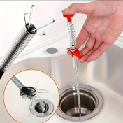 Resim Drain Pipe Opener - Tuvalet Tıkanması - Ev Tuvalet Tıkanması Aracı 4 saç tokası ile, Metal Malzeme, Kolay Atık Toplama için Esnek Tutucu, Ev Lavaboları, Kanalizasyonlar, Tuvaletler ve Restoran Kullanımı için İdeal, Kanalizasyon Temizleme Aracı|Esnek Tutucu|saç tokası Tutucu 
