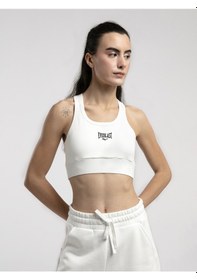 Resim Ever Essentials Beyaz Kadın Pamuk Sporcu Sütyeni Beyaz 