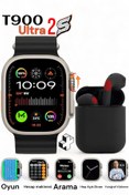 Resim MATEO Akıllı Saat 49mm Watch 8 Ultra T900 Ultra ios/android Destekli Arama Özeliği + Bluetooth Kulaklık 