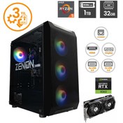 Resim ZENON RAKS TR105 Ryzen 5 5600 32GB 1TBSSD RTX4060-8GB FreeDOS Gaming Masaüstü Bilgisayar 