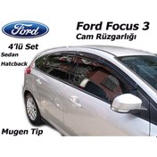 Resim Ford Focus 3 Mugen Cam Rüzgarlığı 4Lü Set 