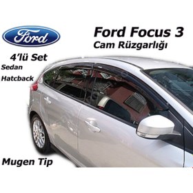 Resim Ford Focus 3 Mugen Cam Rüzgarlığı 4Lü Set 