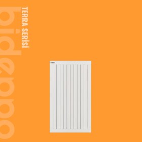 Resim bideppo.com Terra Serisi Yükseklik 120 cm Genişlik 36 Dilim (202 Cm) Alüminyum Radyatör 