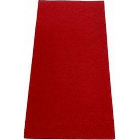 Resim Kırmızı Garson Katlama Peçete 16 lı 