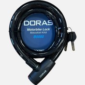 Resim Doras Anahtarlı Motosiklet Kilidi 150cm 