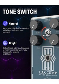 Resim Donner Lax Comp True Analog Compressor Pedalı 
