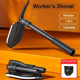 Resim Ultra Hafif Taktik Katlanır Kürek - Kerpeten, Kazma ve Kamuflaj Çantası İçeren Hayatta Kalma Aracı | Kamp, Doğa Yürüyüşü ve Açık Hava Maceraları İçin Dayanıklı Paslanmaz Çelik | Çok Fonksiyonlu Tasarım | Sağlam Konstr, Hayatta Kalma Ekipmanları ve Malzemeleri, Yürüyüş Ekipmanları ve Malzemeleri, Hayatta Kalma Aletleri, Hayatta Kalma Küreği, Hayatta Kalma Ekipmanı, Kamp Küreği, Kamp Malzemeleri ve Ekipmanları, Kamp Küreği 