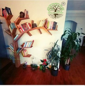 Resim Ahşap kitaplık 