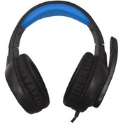 Resim SNOPY SN-GX1 ERGO SİYAH/MAVİ 3,5MM MİKROFONLU GAMİNG KULAKLIK 