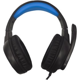 Resim SNOPY SN-GX1 ERGO SİYAH/MAVİ 3,5MM MİKROFONLU GAMİNG KULAKLIK 