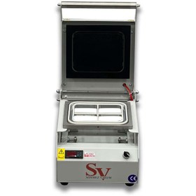 Resim SÖNMEZ ENDÜSTRİYEL Sönmez Manuel Kase Kapatma 4 Gözlü Eko Model Tabak Kapatma Makinesi Beyaz 