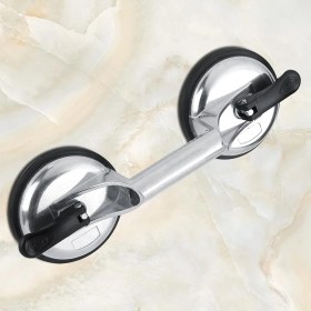 Resim Ikili Cam Vantuz Alüminyum 80 Kğ. 