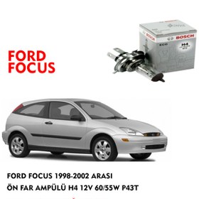 Resim FORD FOCUS 1998-2002 ARASI ÖN FAR AMPÜLÜ H4 12V 60/55W P43T 