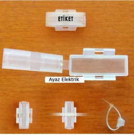 Resim Marketcik Kablo Bağı Etiketi 20X45 Mm 100 Adet 