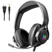 Resim Ruicoo Onıkuma X16 Profesyonel Oyun Kulaklığı - 360 Mikrofonlu, Usb Led Aydınlatmalı, 50mm Ses Sürücülü 