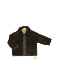 Resim Çikoby Erkek Bebek Peluş Mont-13601 Kahverengi 