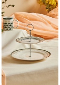 Resim Karaca Melda Ayaklı Kek Standı 26 Cm 