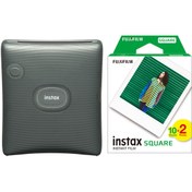 Resim Fujifilm Instax Sq Link Yeşil Ex D Akıllı Telefon Yazıcısı Ve 20'li Film 