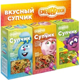 Resim Smesariki Ekmek Kızartması Süp Seti 3 Paket 14140759 