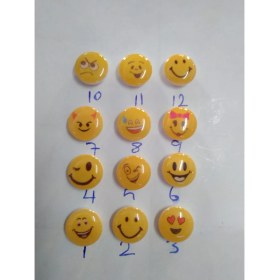 Resim İlhan Düğme Emojoli Bebek Yelek Düğmesi No:2 Deki Model 