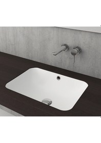 Resim Bocchi Scala Tezgahaltı Lavabo 55 CM Mat Beyaz 1006-002-0125 