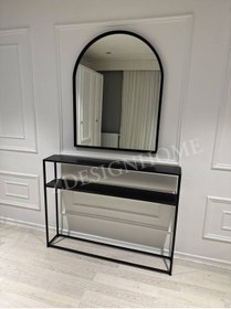 Resim zdesignhome 80x100 Cm Ayna + 90x25x100 Cm Dresuar Takım Z08 