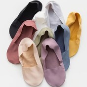 Resim 5 Çift Kadın Yaz Hafif Ayak Bileği Çorapları - Kaymaz Elastik Görünmez Çoraplar, Ballet Flats ve Rahat Ayakkabılar için Nefes Alabilen Düz Renk, Sadece Elde Yıkama, Bale Çorapları, Rahat Ayakkabılar, Minimalist Tasarım, Dayanıklı Kumaş 