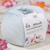 Resim La Mia Mercerized Cotton Bebe Mavi El Örgü İpi - 79 - 33592 