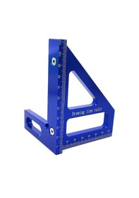 Resim Geeksen Yüksek Hassasiyetli Çok Amaçlı Alüminyum Gönye Ve Cetvel - Marangoz Ve Mühendisler İçin 