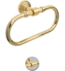 Resim Maya Line Pvd Gold Halka Havluluk %100 Pirinç 