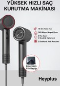 Resim Heyplus Saç Kurutma Makinesi Negatif Iyon Yeni Nesil 1600w Saç Şekillendirici Geniş Başlık 