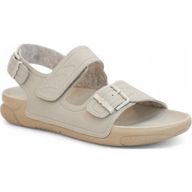 Resim Ceyo 2100-1200-4 Tam Anatomik Unisex Hac Ve Umre İçin Dikişsiz Sandale Bej 