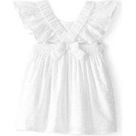 Resim Oshkosh Kız Bebek Elbise 6 Ay-24 Ay Beyaz 