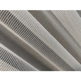 Resim Perdefony Simli Çelik Düz Tül Perde Parlak Gramajlı Tül Ekru 